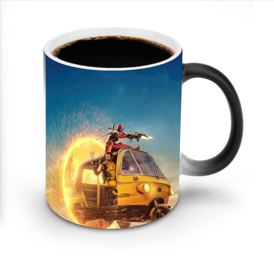 （画像用） Deadpool デッドプール 温度変色マグカップ