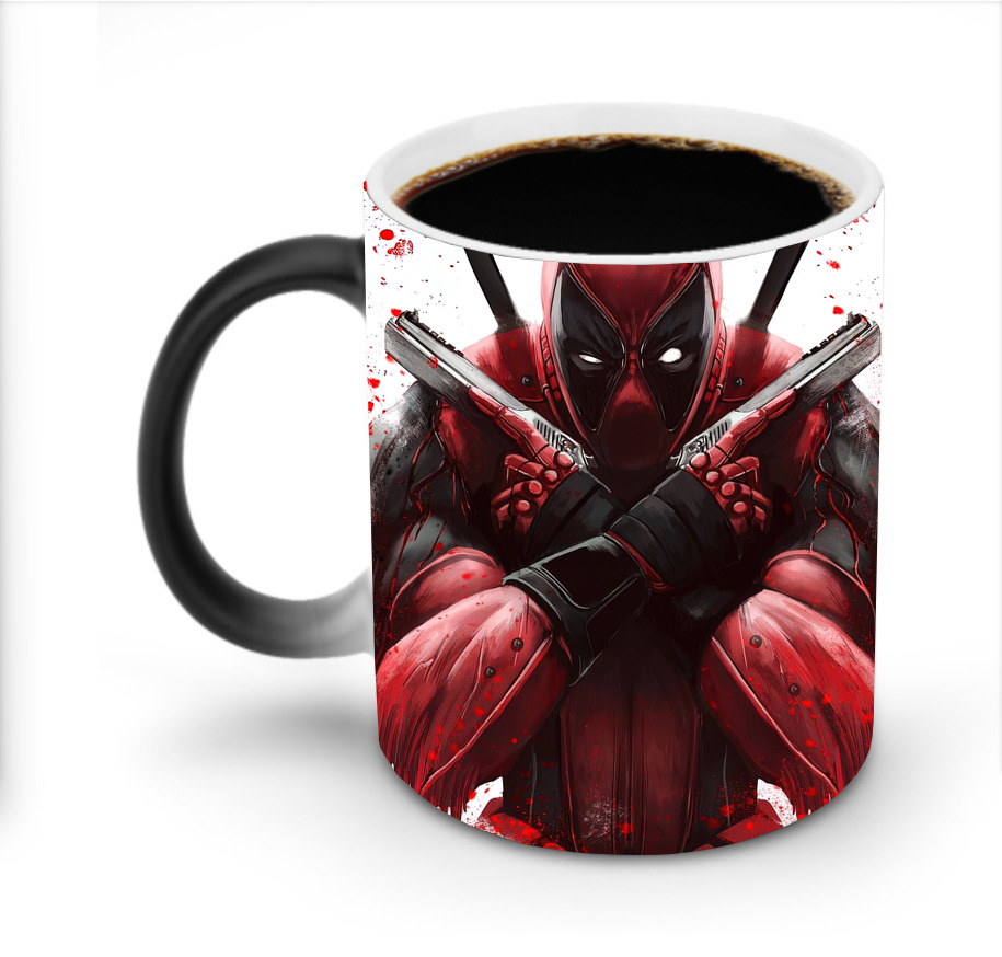 （画像用） Deadpool デッドプール 温度変色マグカップ