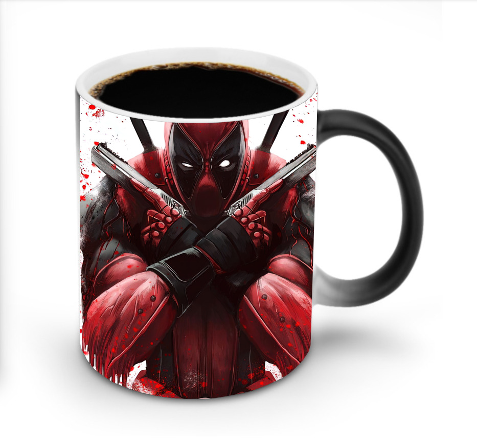 （画像用） Deadpool デッドプール 温度変色マグカップ