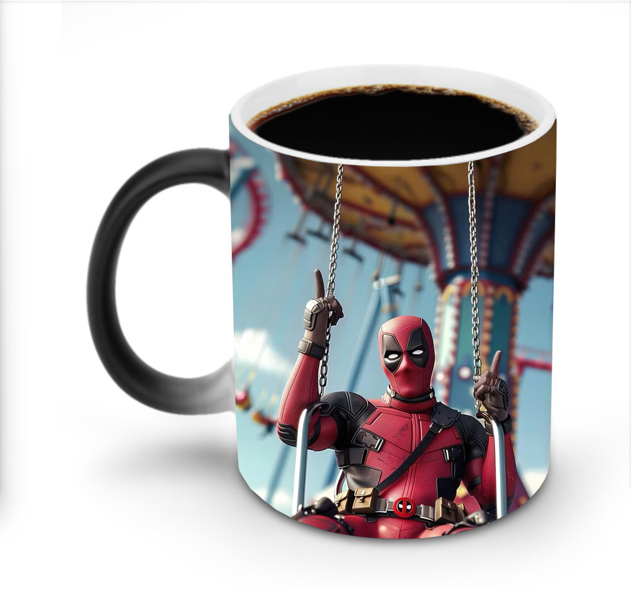 （画像用） Deadpool デッドプール 温度変色マグカップ