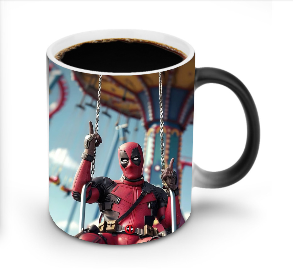（画像用） Deadpool デッドプール 温度変色マグカップ