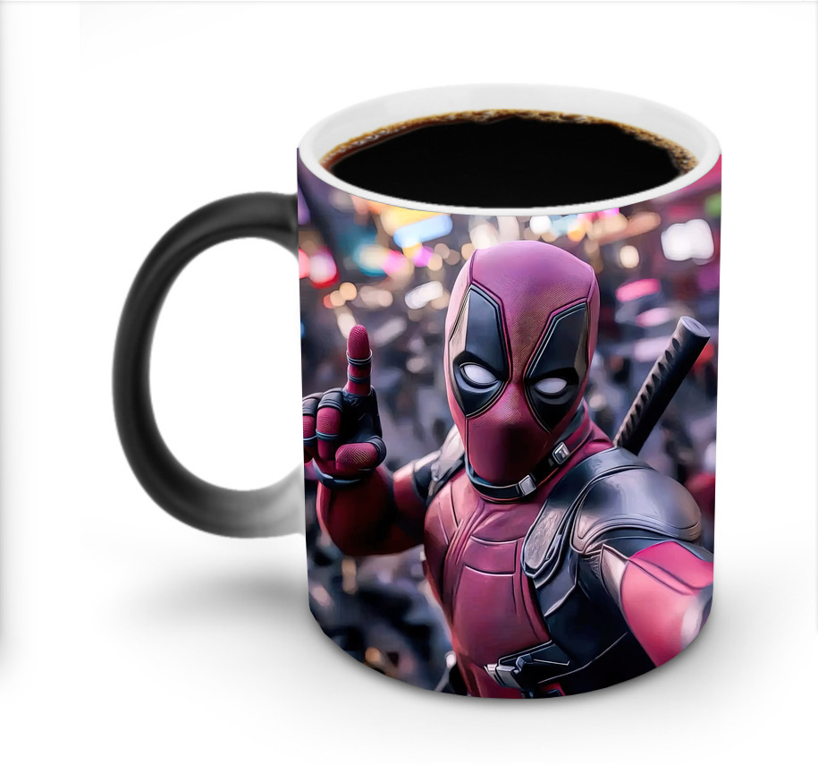 （画像用） Deadpool デッドプール 温度変色マグカップ