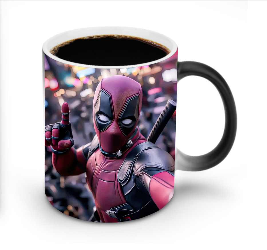 （画像用） Deadpool デッドプール 温度変色マグカップ