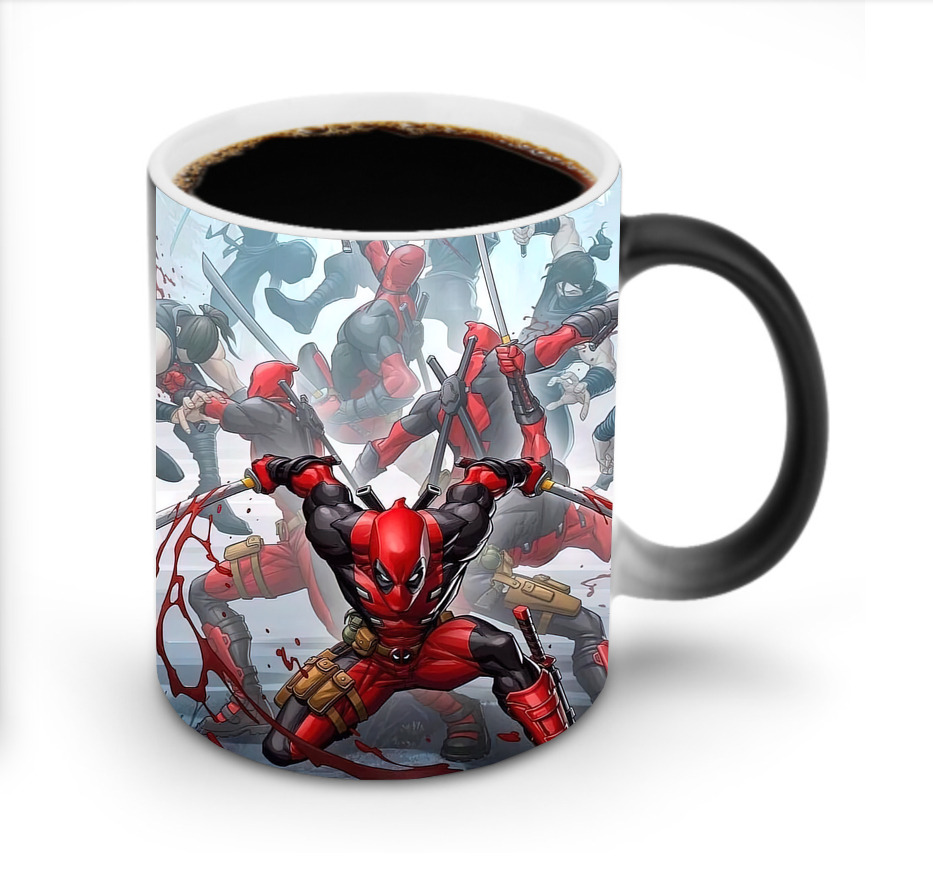 （画像用） Deadpool デッドプール 温度変色マグカップ