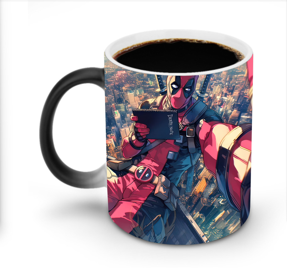 （画像用） Deadpool デッドプール 温度変色マグカップ