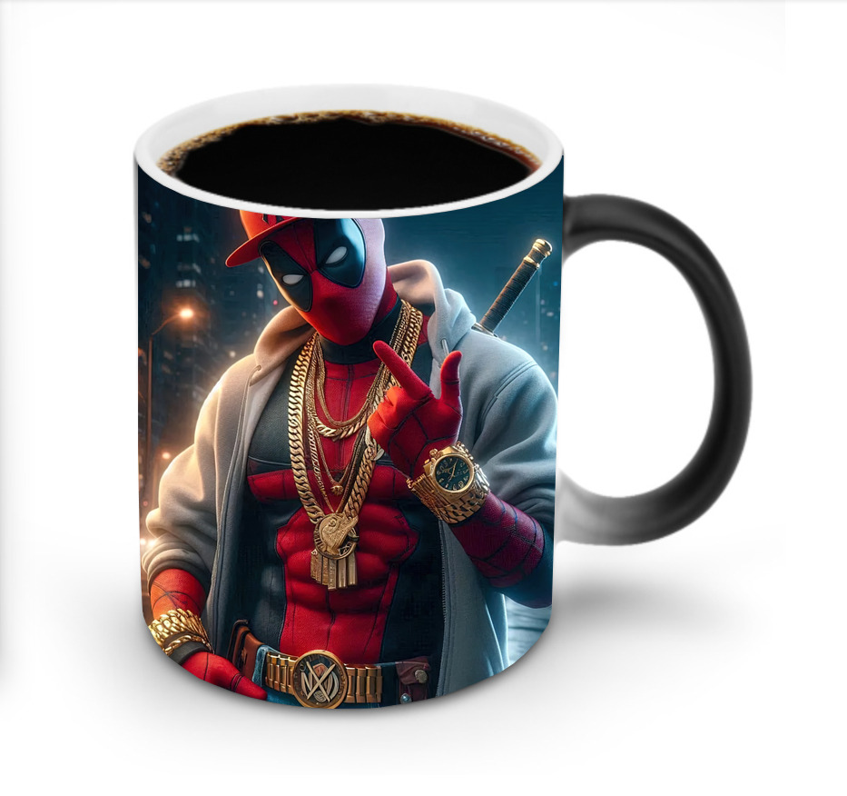 （画像用） Deadpool デッドプール 温度変色マグカップ
