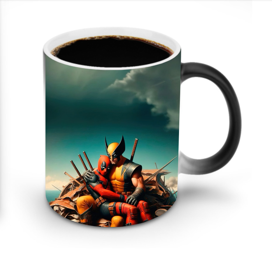 （画像用） Deadpool デッドプール 温度変色マグカップ