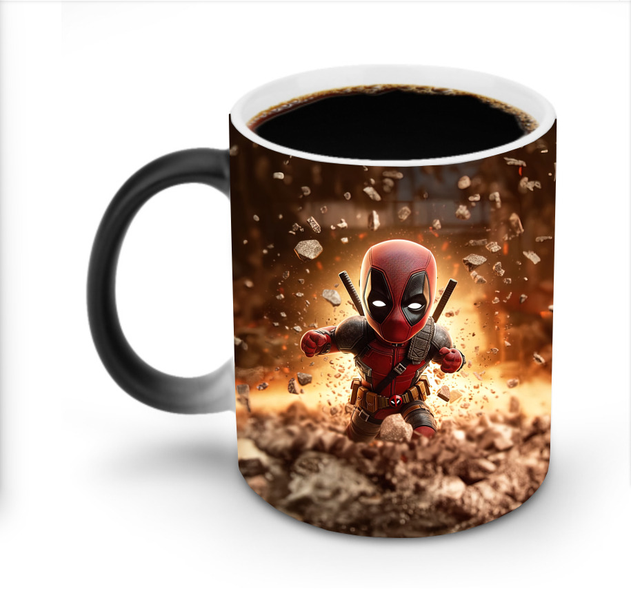 （画像用） Deadpool デッドプール 温度変色マグカップ