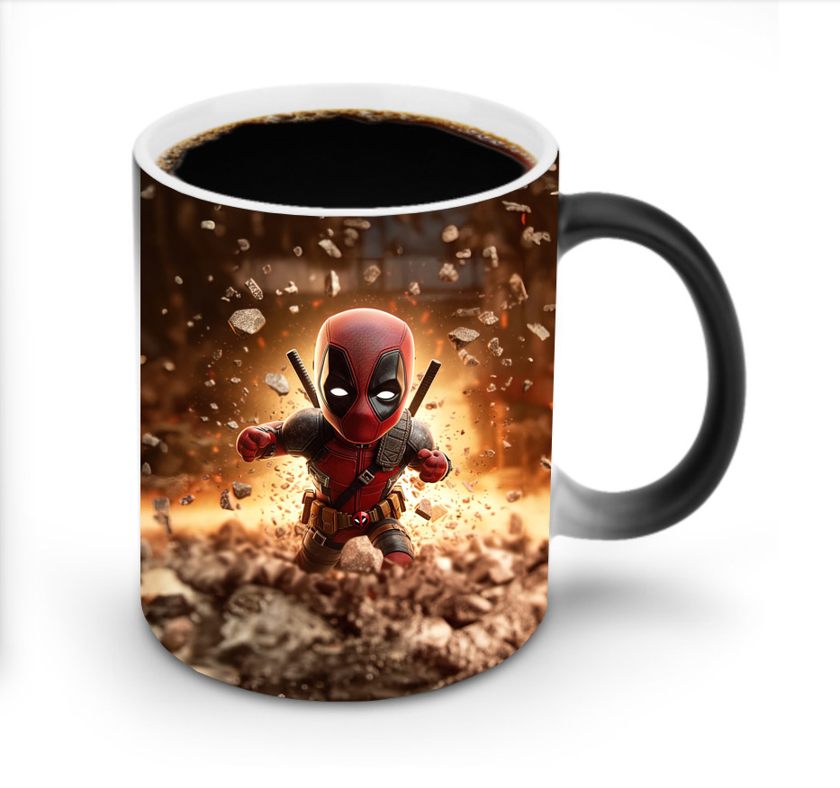（画像用） Deadpool デッドプール 温度変色マグカップ
