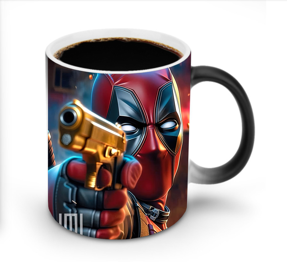 （画像用） Deadpool デッドプール 温度変色マグカップ