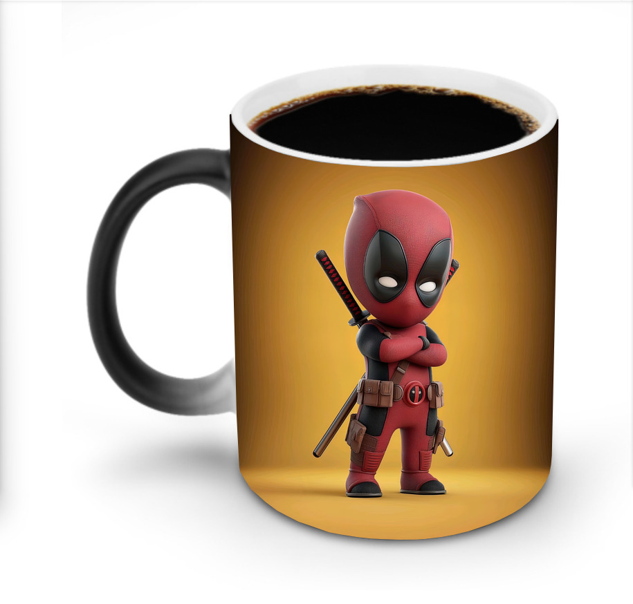 （画像用） Deadpool デッドプール 温度変色マグカップ