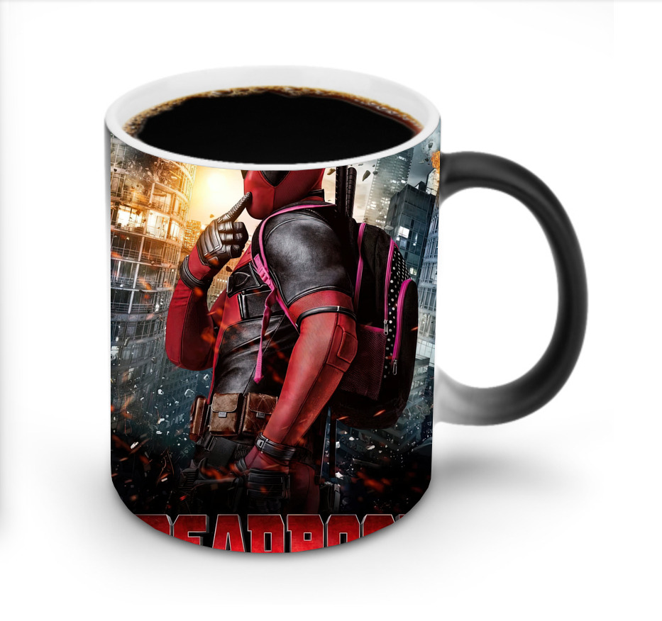 （画像用） Deadpool デッドプール 温度変色マグカップ