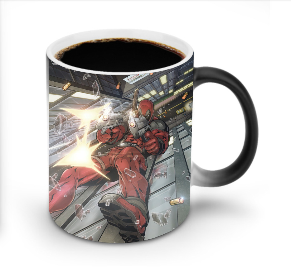 （画像用） Deadpool デッドプール 温度変色マグカップ