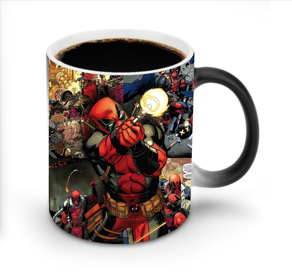 （画像用） Deadpool デッドプール 温度変色マグカップ