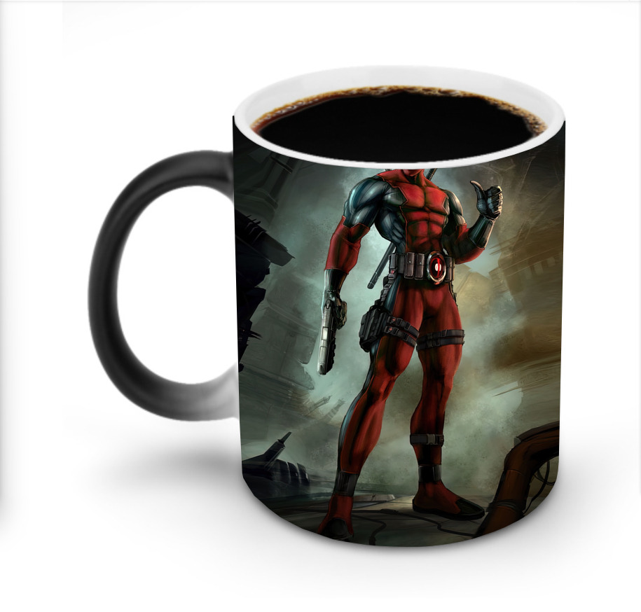 （画像用） Deadpool デッドプール 温度変色マグカップ