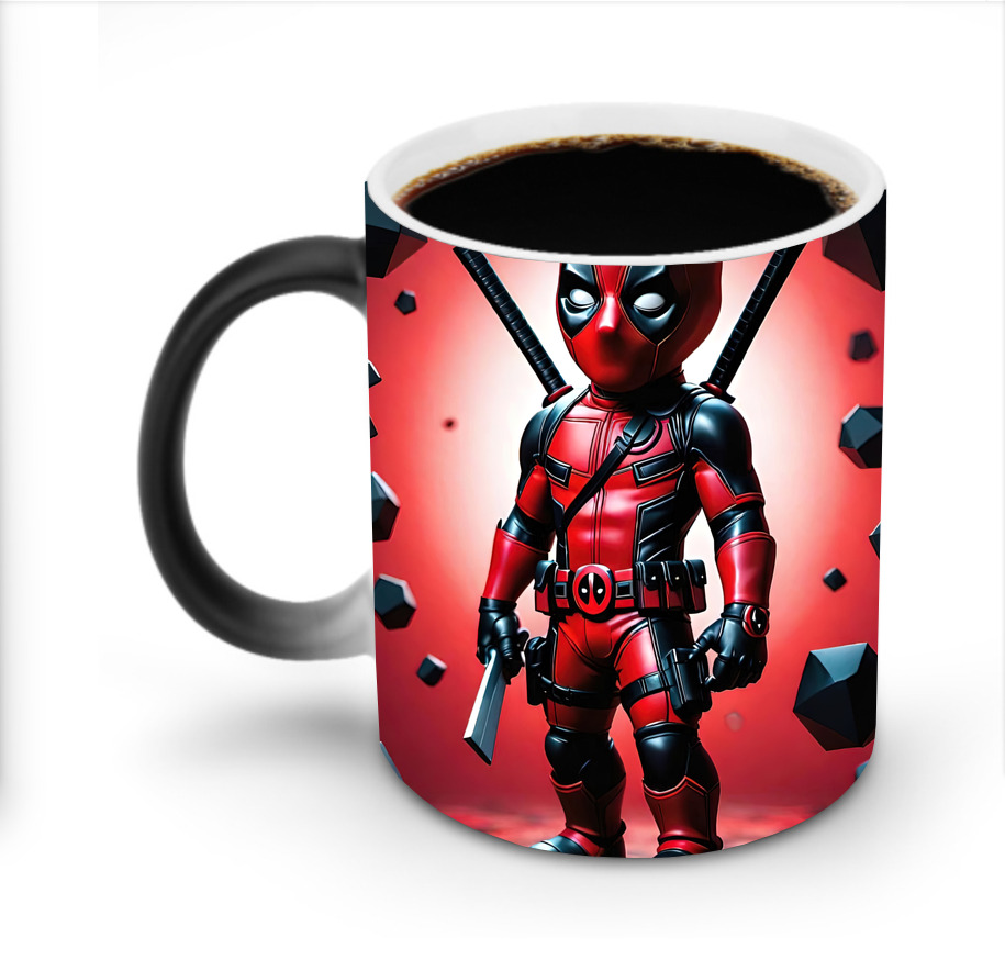 （画像用） Deadpool デッドプール 温度変色マグカップ