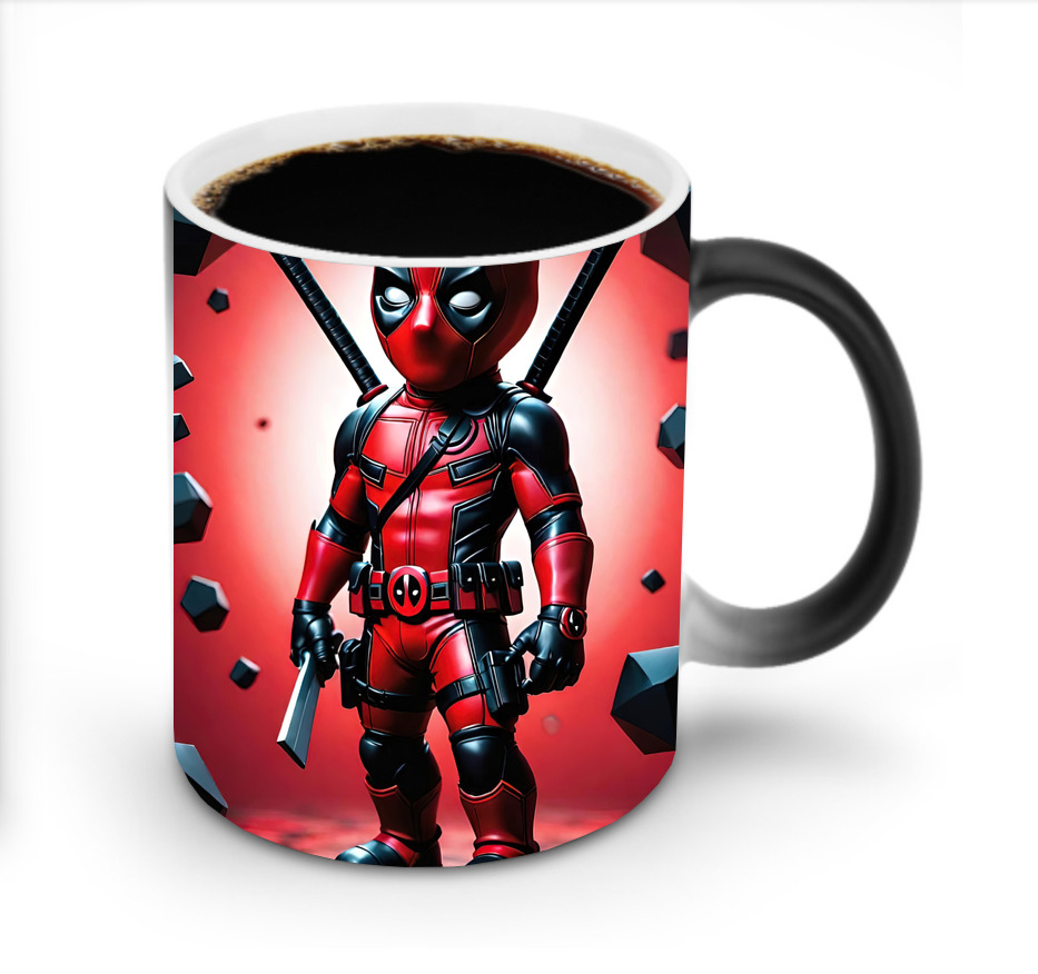 （画像用） Deadpool デッドプール 温度変色マグカップ