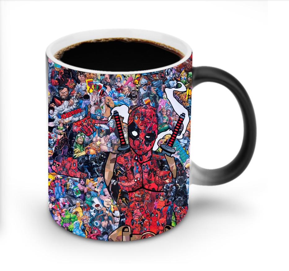 （画像用） Deadpool デッドプール 温度変色マグカップ