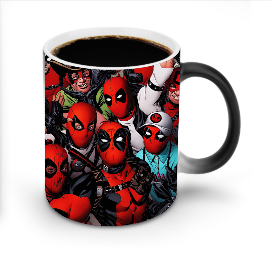 （画像用） Deadpool デッドプール 温度変色マグカップ