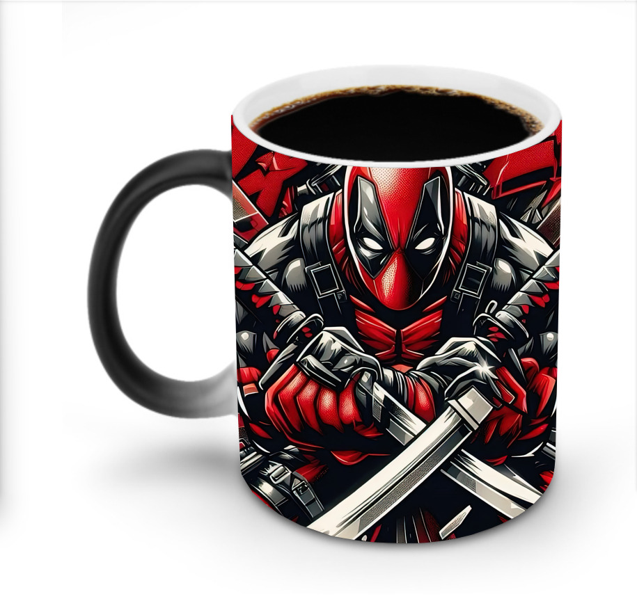 （画像用） Deadpool デッドプール 温度変色マグカップ