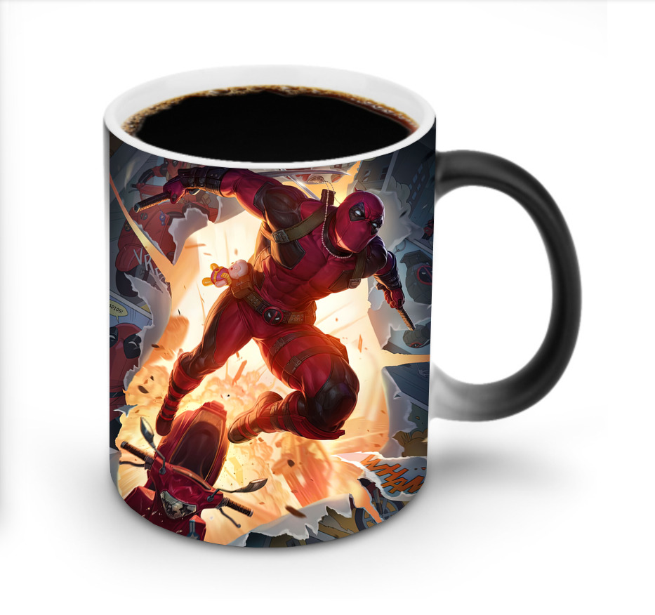 （画像用） Deadpool デッドプール 温度変色マグカップ