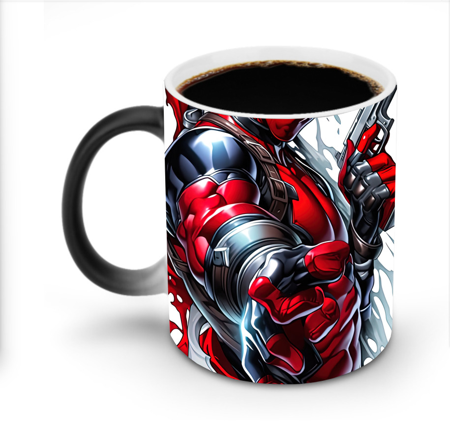 （画像用） Deadpool デッドプール 温度変色マグカップ