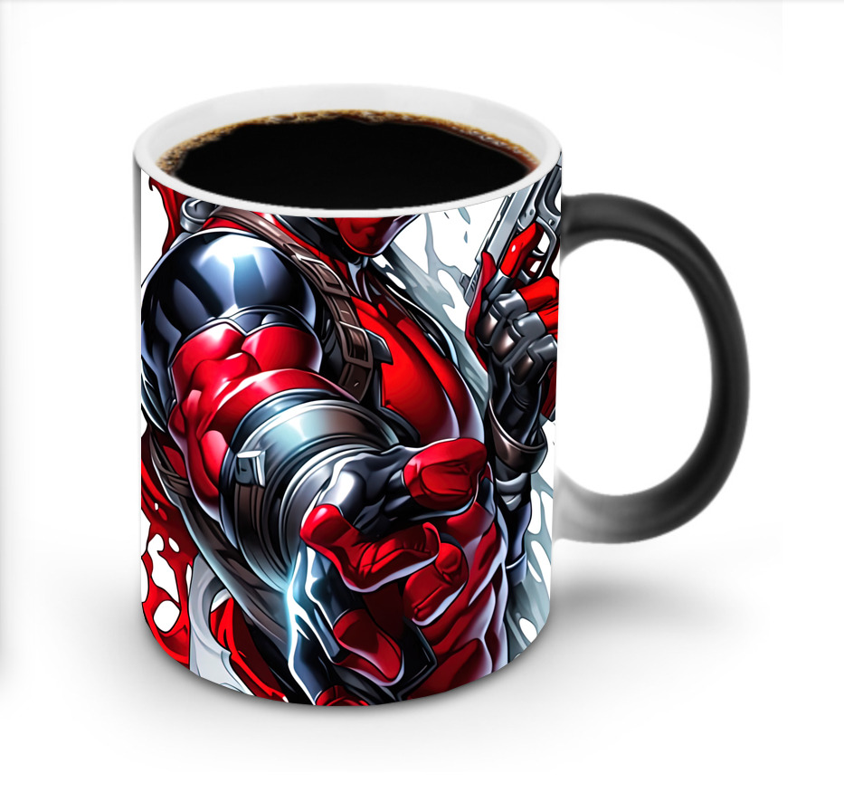 （画像用） Deadpool デッドプール 温度変色マグカップ