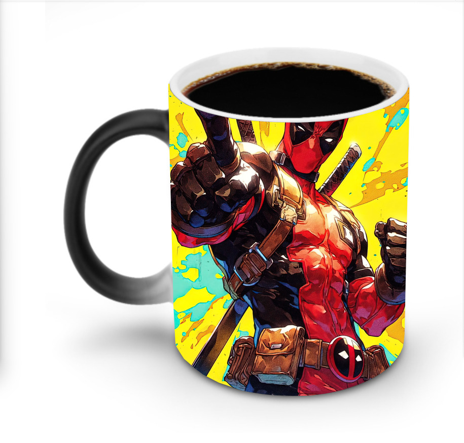 （画像用） Deadpool デッドプール 温度変色マグカップ