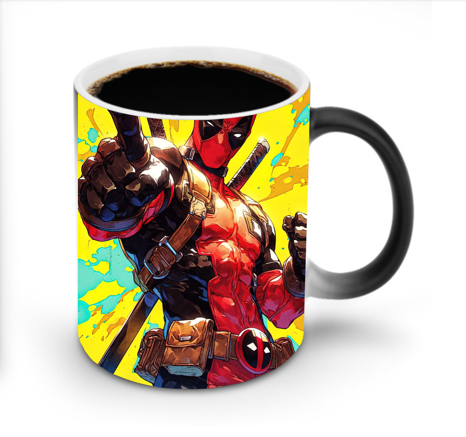 （画像用） Deadpool デッドプール 温度変色マグカップ