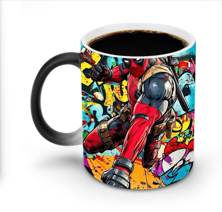 （画像用） Deadpool デッドプール 温度変色マグカップ