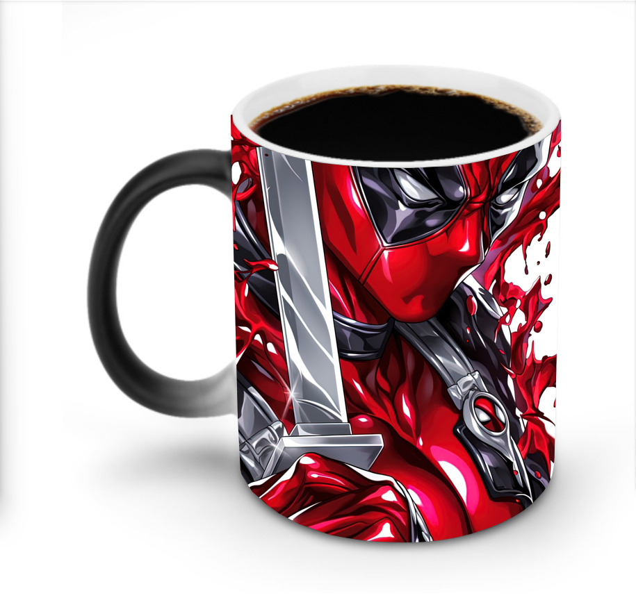 （画像用） Deadpool デッドプール 温度変色マグカップ