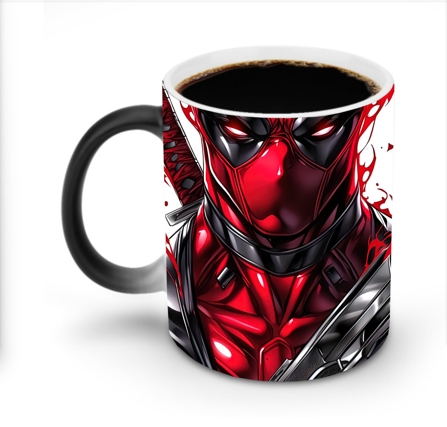 （画像用） Deadpool デッドプール 温度変色マグカップ