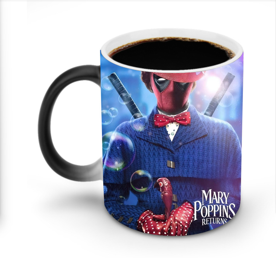 （画像用） Deadpool デッドプール 温度変色マグカップ