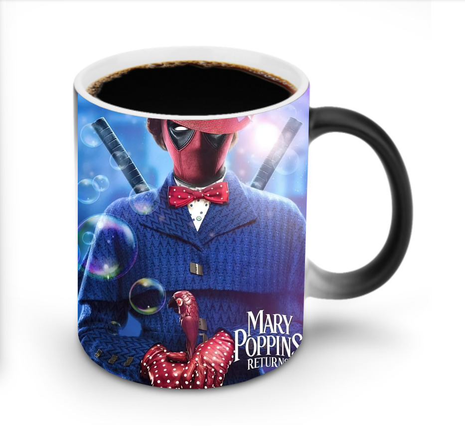 （画像用） Deadpool デッドプール 温度変色マグカップ