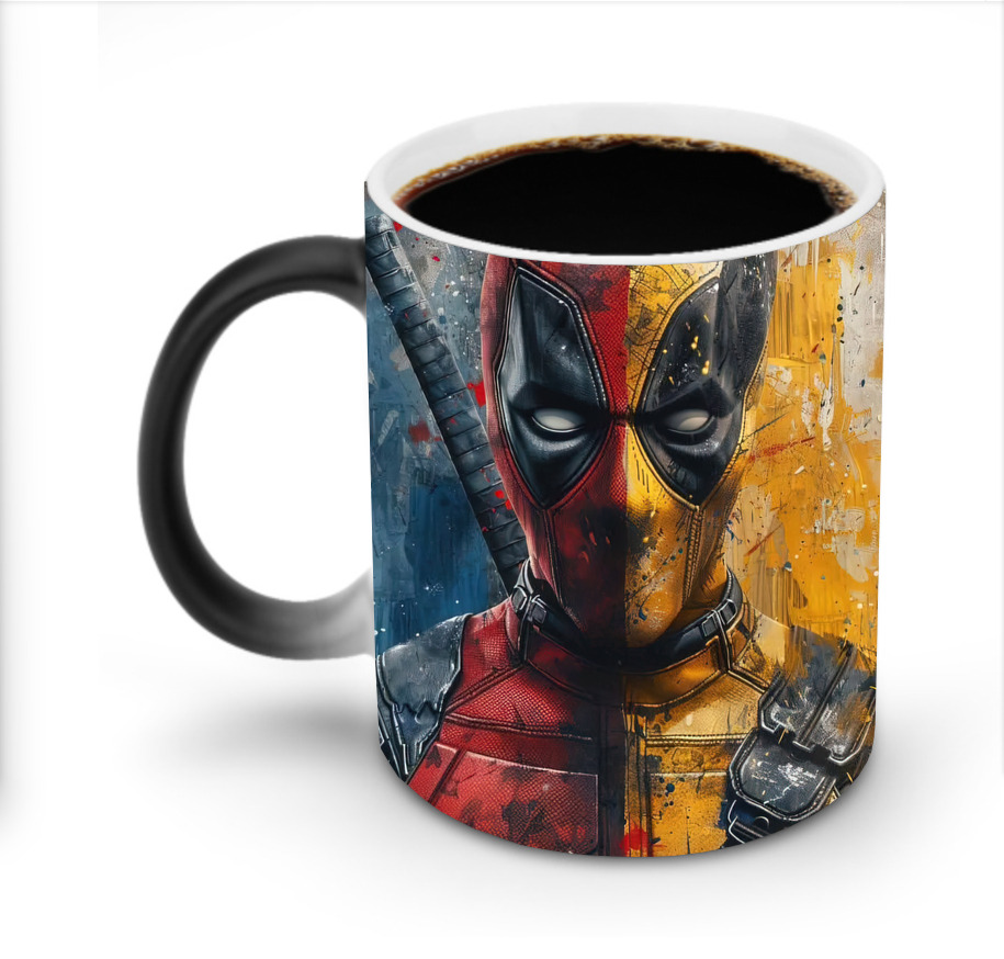 （画像用） Deadpool デッドプール 温度変色マグカップ