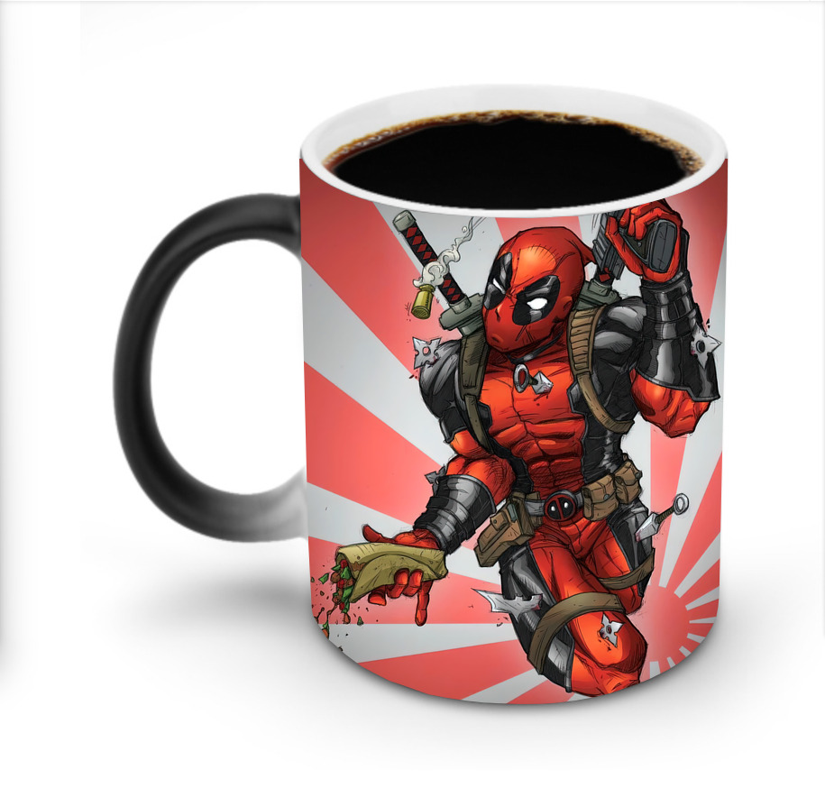 （画像用） Deadpool デッドプール 温度変色マグカップ