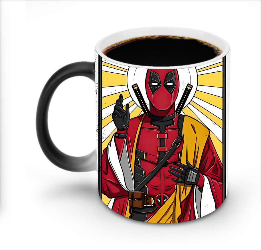 （画像用） Deadpool デッドプール 温度変色マグカップ