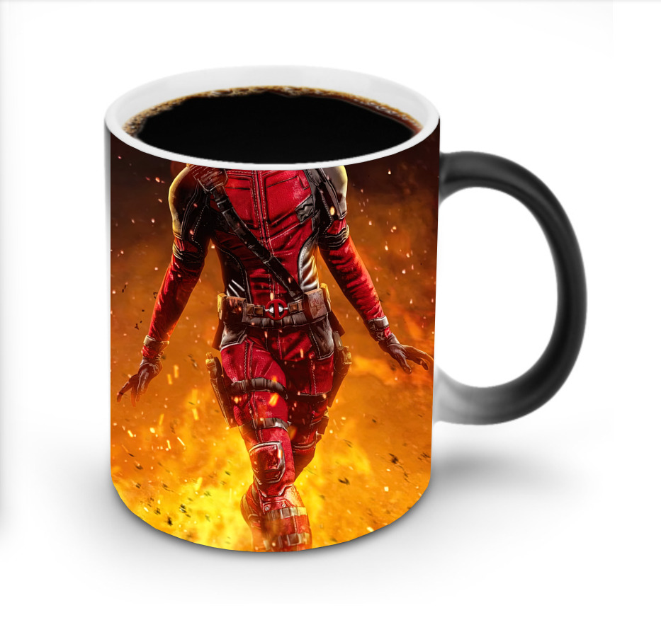 （画像用） Deadpool デッドプール 温度変色マグカップ