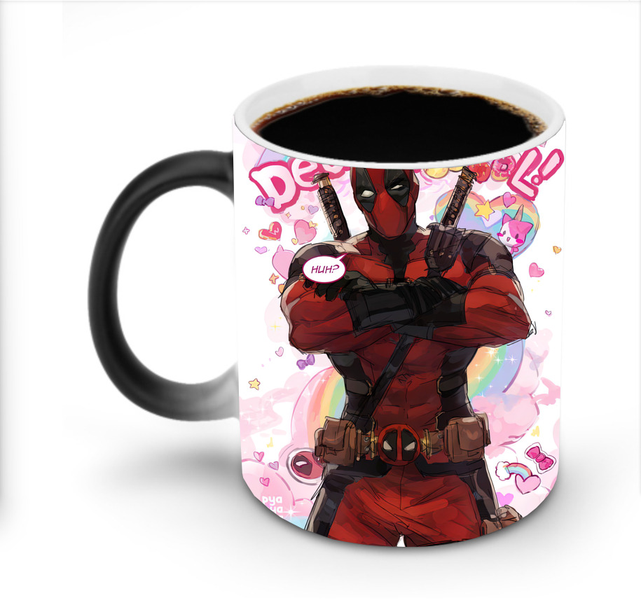 （画像用） Deadpool デッドプール 温度変色マグカップ