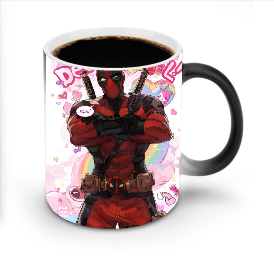 （画像用） Deadpool デッドプール 温度変色マグカップ