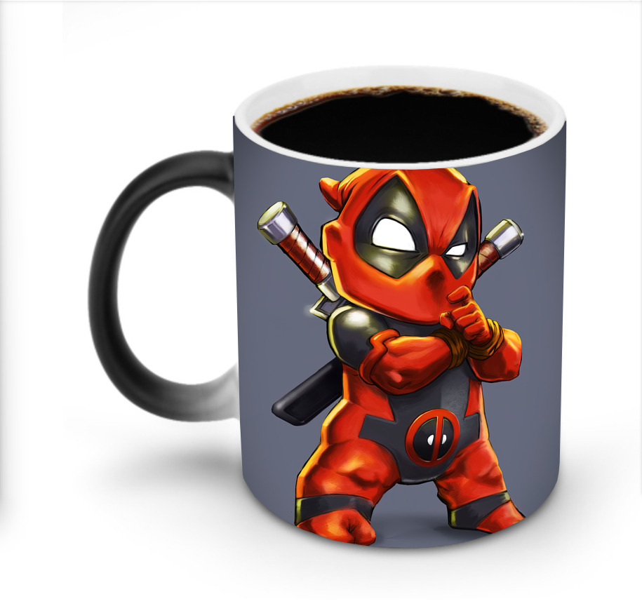 （画像用） Deadpool デッドプール 温度変色マグカップ