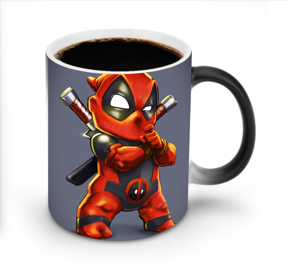（画像用） Deadpool デッドプール 温度変色マグカップ