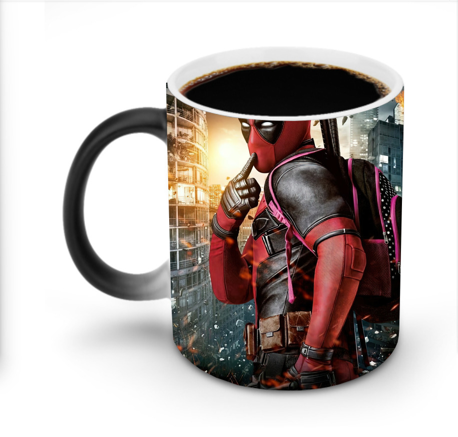 （画像用） Deadpool デッドプール 温度変色マグカップ