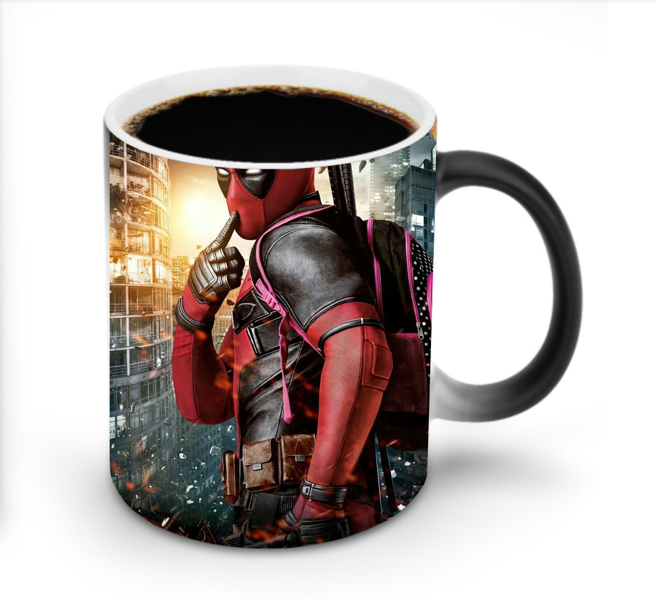 （画像用） Deadpool デッドプール 温度変色マグカップ