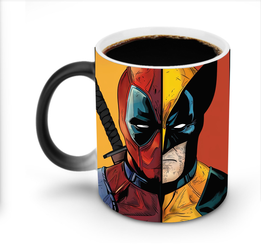 （画像用） Deadpool デッドプール 温度変色マグカップ