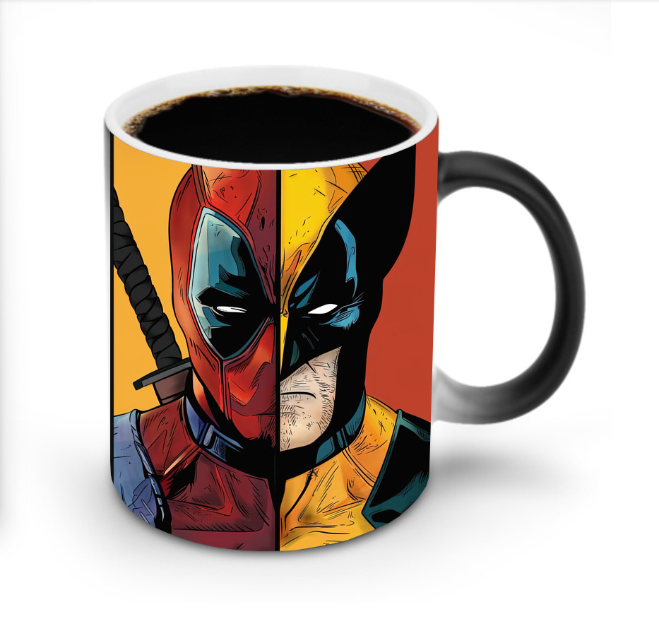 （画像用） Deadpool デッドプール 温度変色マグカップ