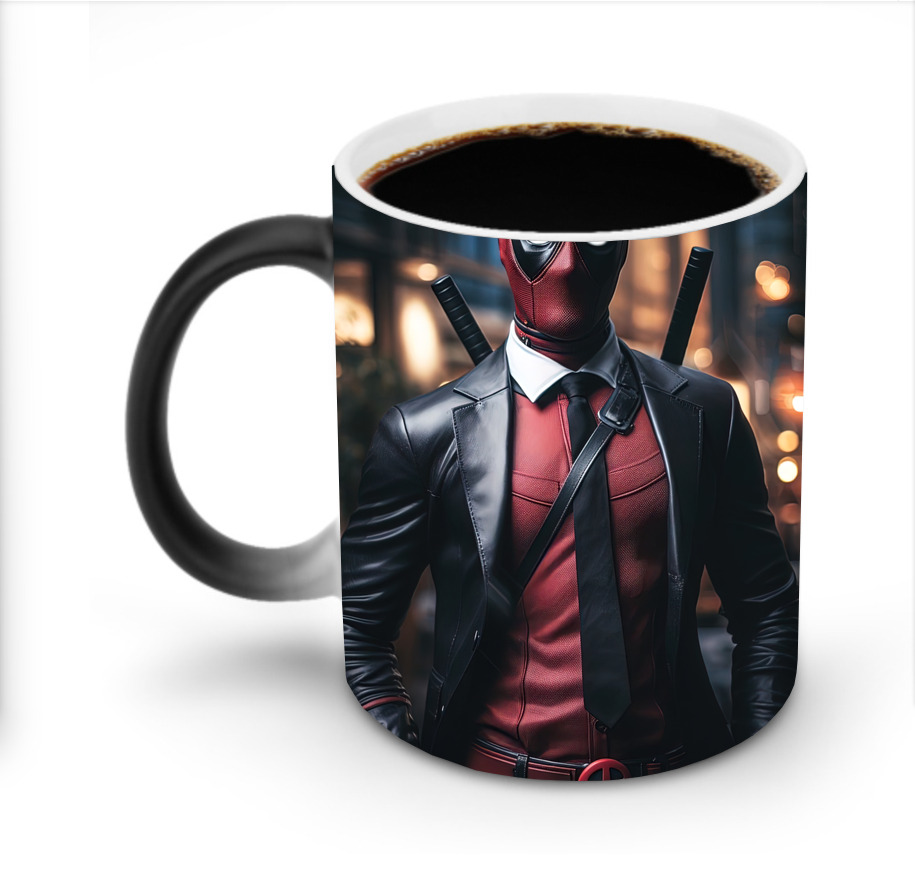 （画像用） Deadpool デッドプール 温度変色マグカップ