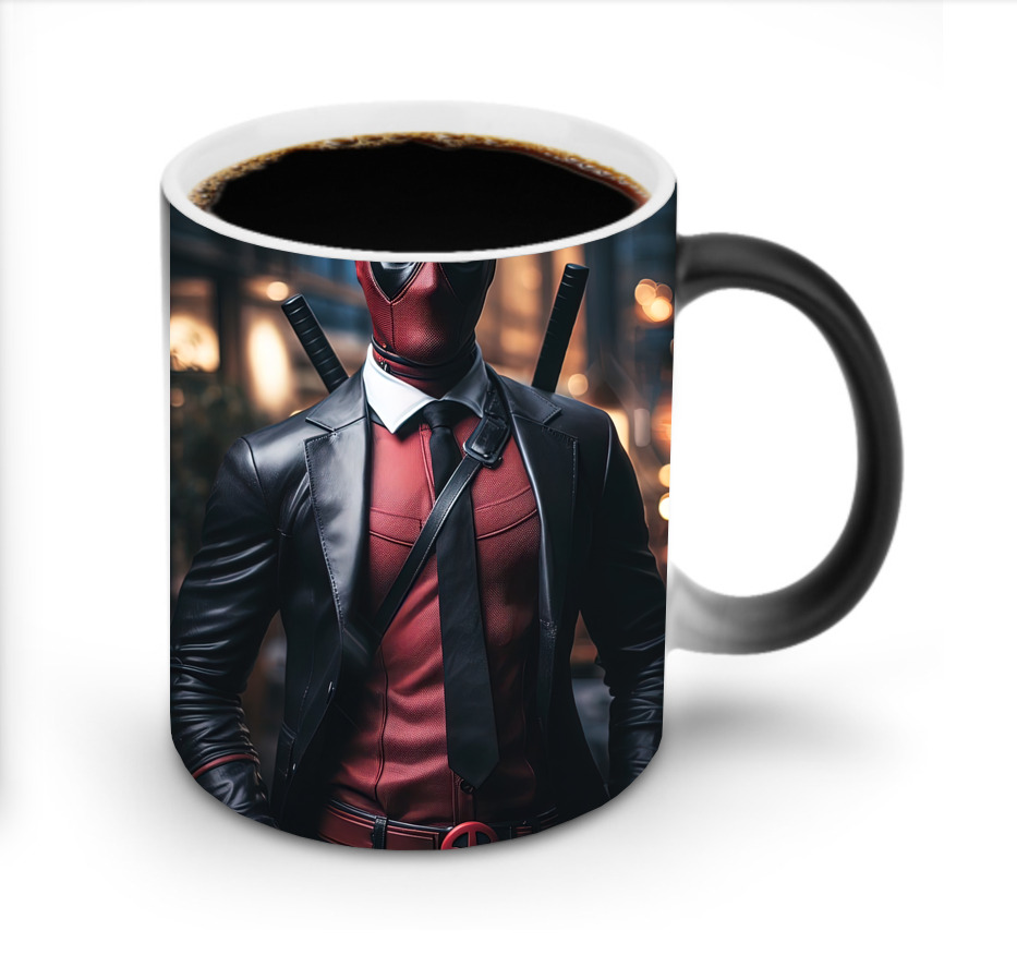 （画像用） Deadpool デッドプール 温度変色マグカップ
