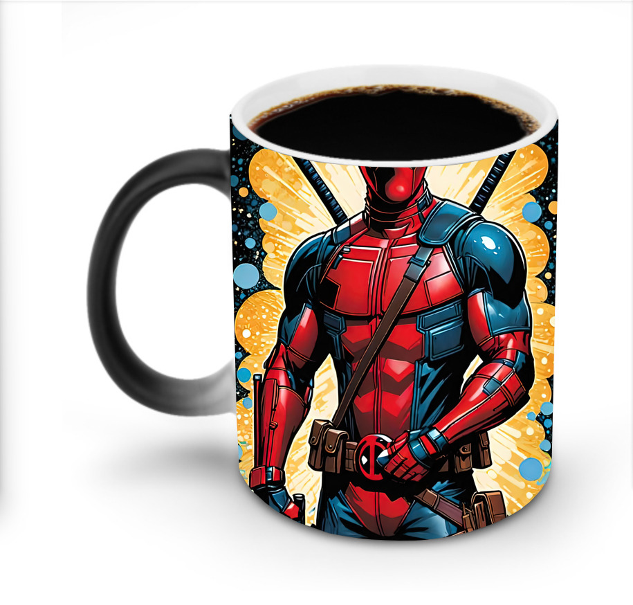 （画像用） Deadpool デッドプール 温度変色マグカップ