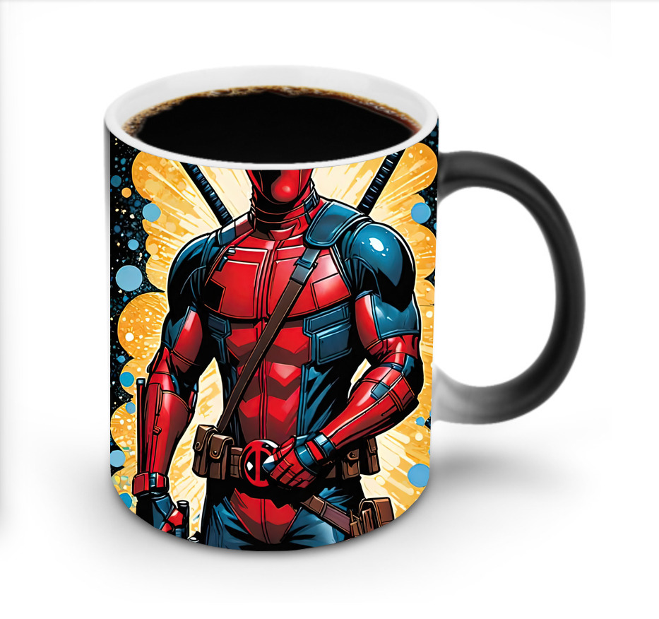 （画像用） Deadpool デッドプール 温度変色マグカップ